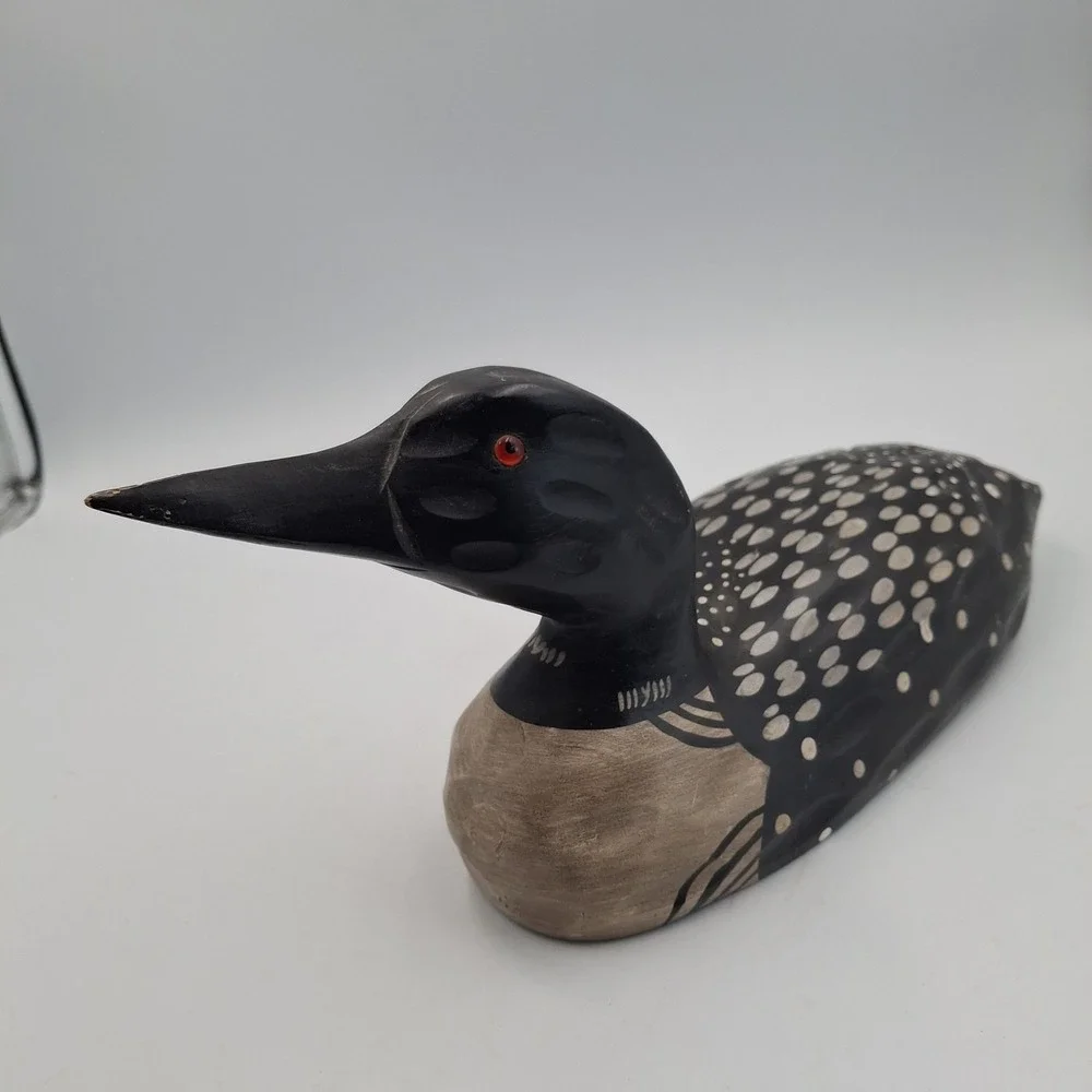 Heritage Mint Ltd Carved Wood Loon Decoy 13